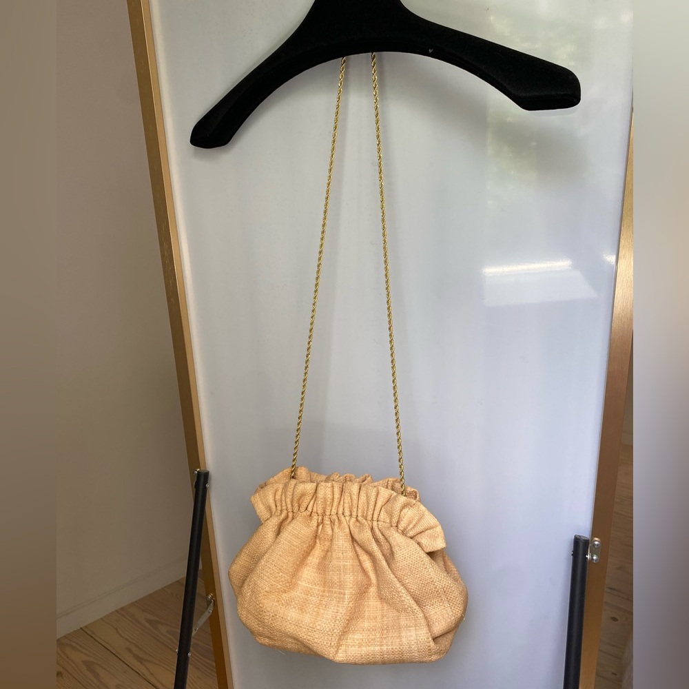 Loeffler Randall Willa Mini Cinch Clutch / Natural Cream Crossbody Bag - Picture 8 of 12